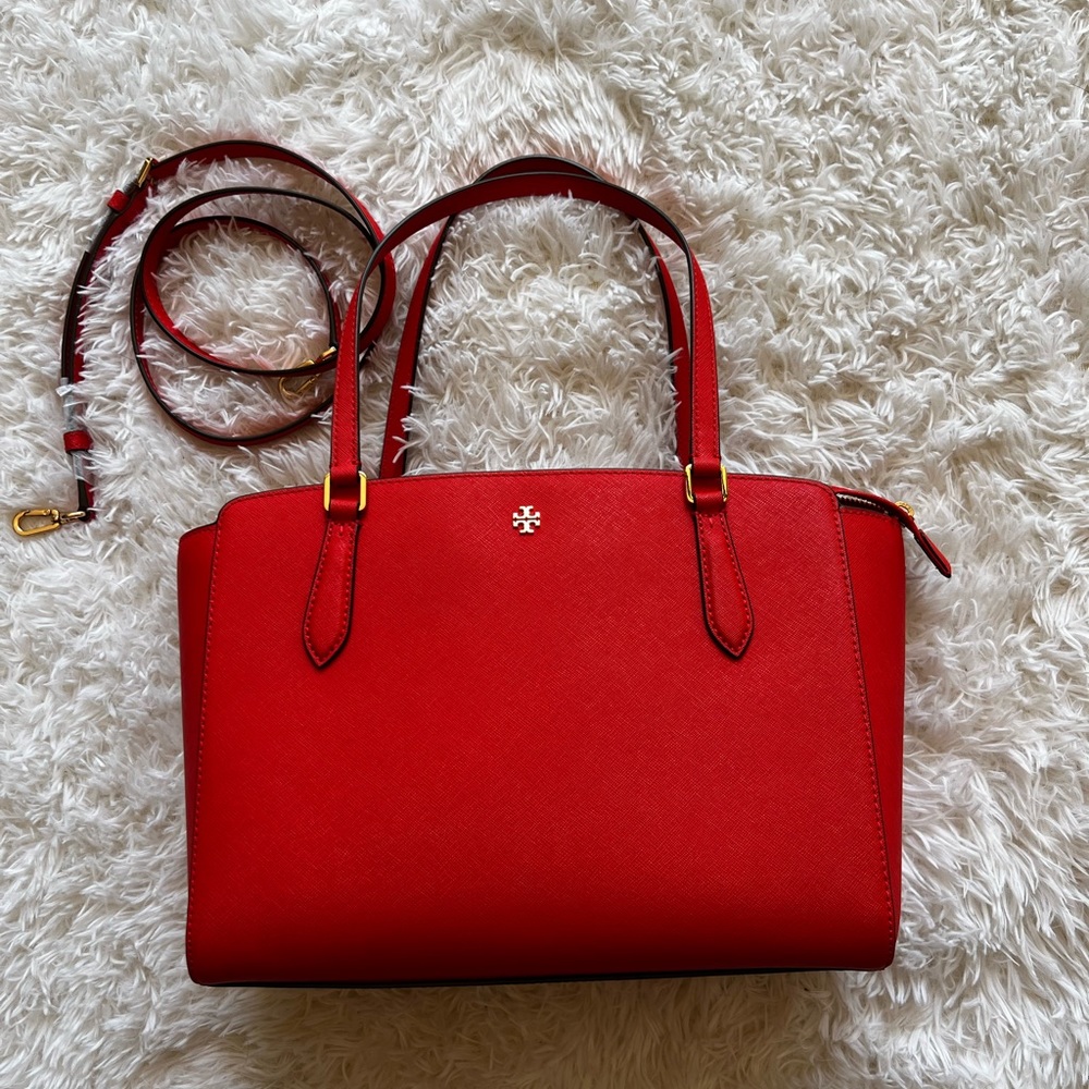 Tory Burch Emerson Top Zip Tote NWOT